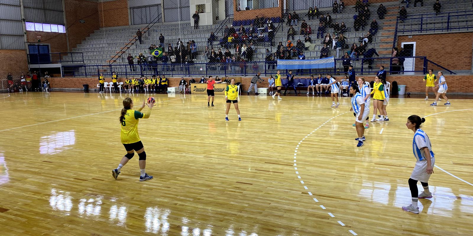 Privado: Seleção feminina de handebol goleia Argentina na Surdolimpíada