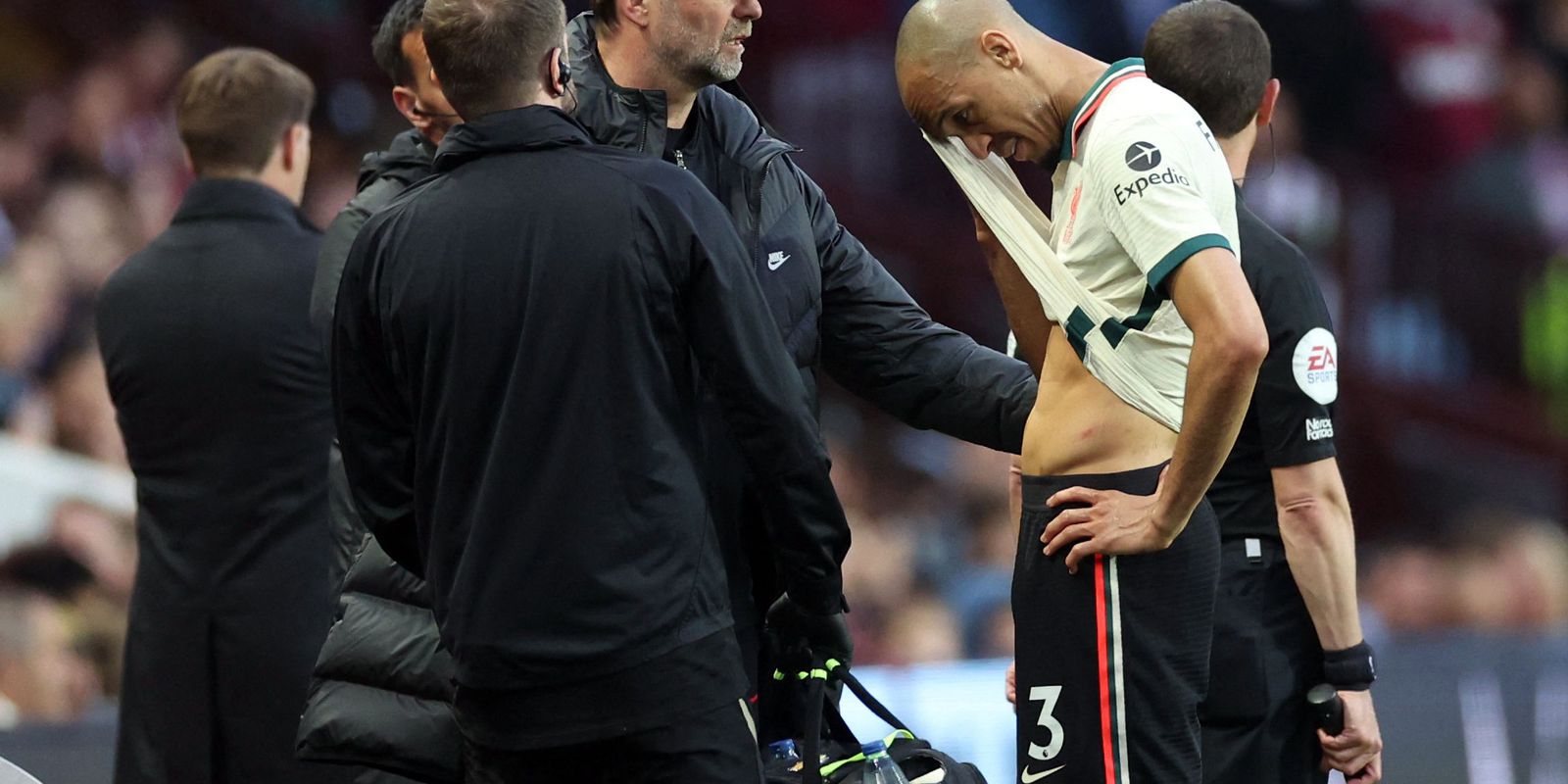 Privado: Lesionado, Fabinho desfalcará Liverpool na final da Copa da Inglaterra