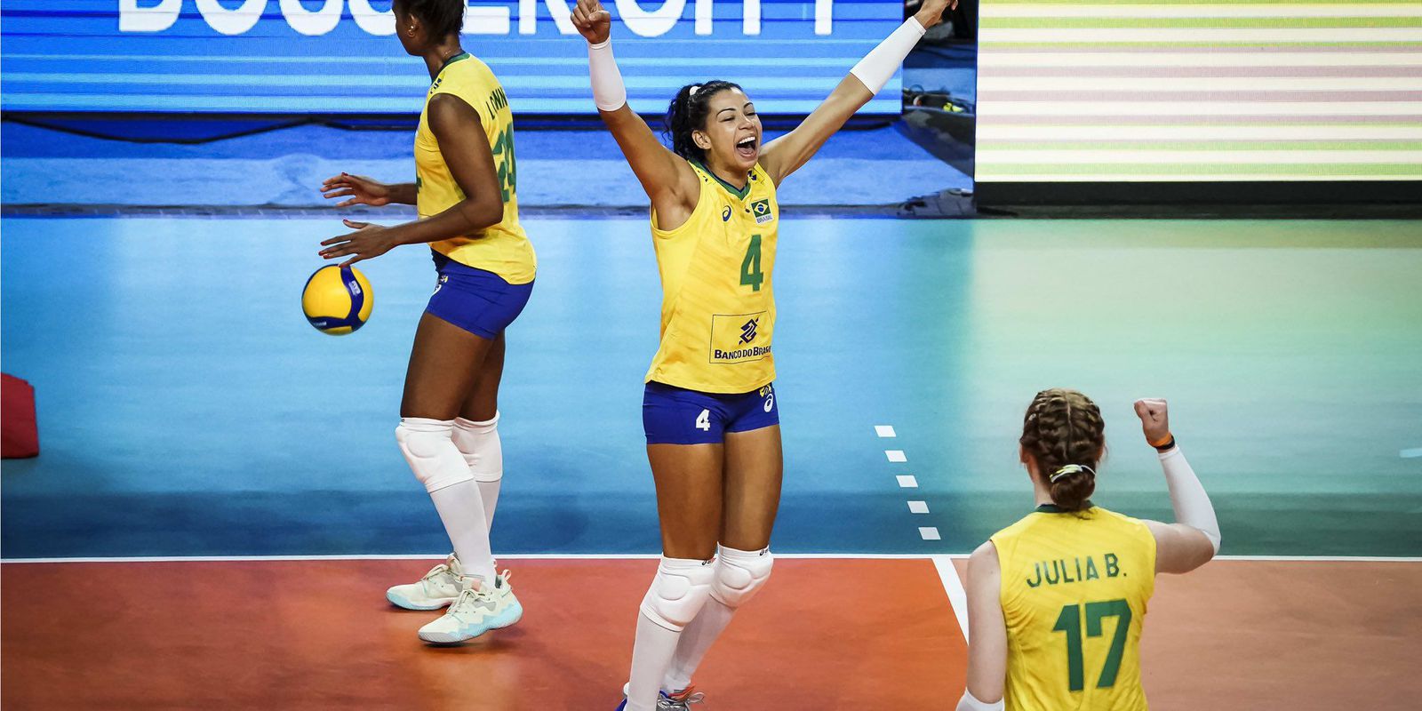 Privado: Brasil vence a segunda na Liga das Nações feminina: 3 a 0 na Polônia