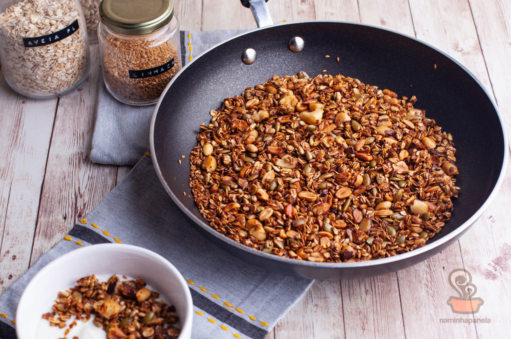 Privado: Como fazer granola de frigideira