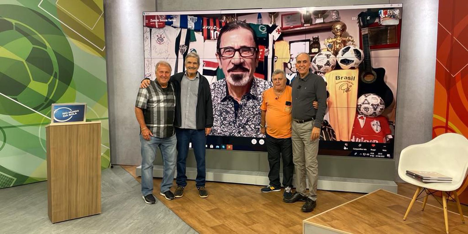 Privado: No Mundo da Bola chega à edição 500 com Zico e Edu dividindo histórias