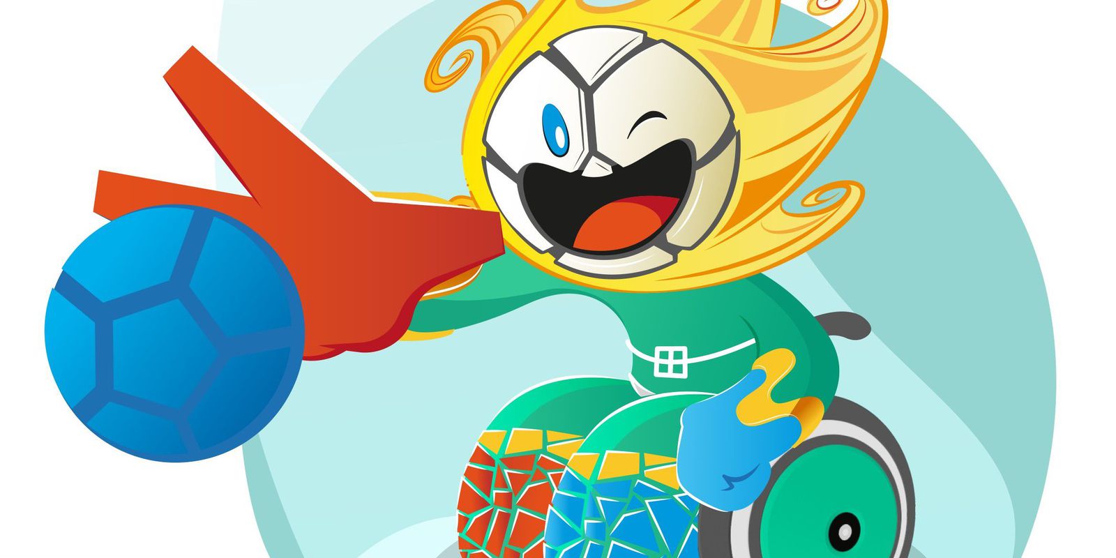 Privado: Mascote do Mundial de bocha homenageia multicampeão paralímpico