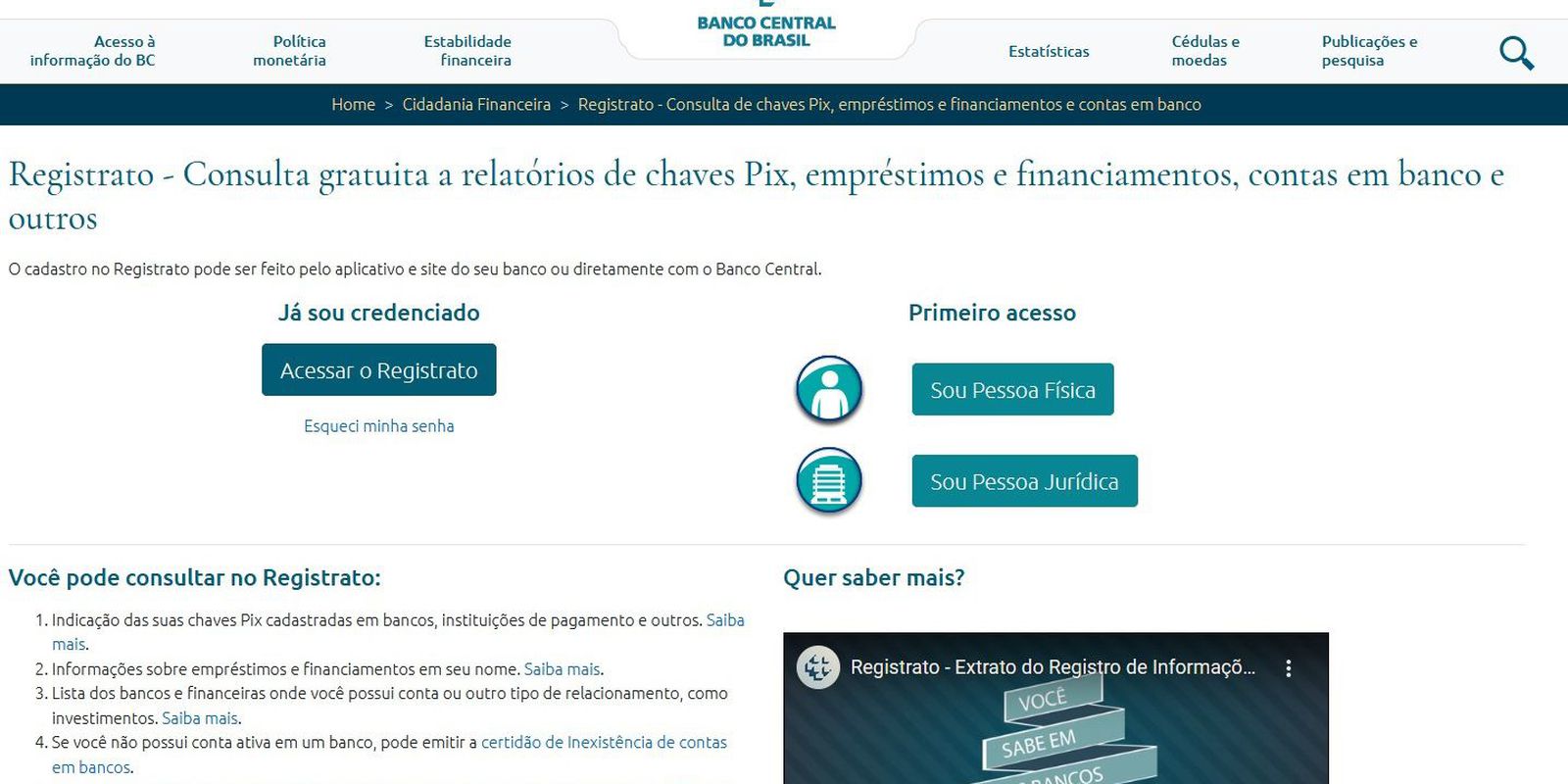 Privado: Acesso ao Registrato mudará a partir de fevereiro de 2023