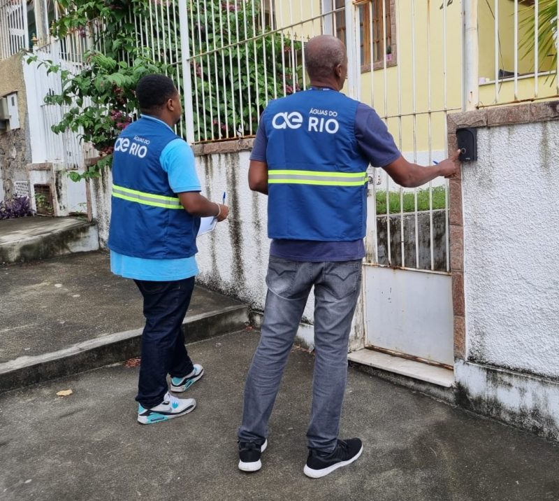 Até dia 25: Águas do Rio visita clientes para negociação de dívidas e atualização de cadastro