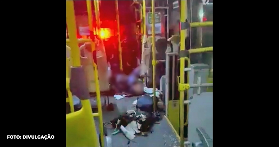 Explosão de granada caseira deixa três feridos em ônibus durante arrastão na Zona Norte