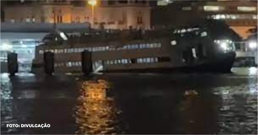Susto em Niterói: Barca ameaça afundar e assusta passageiros