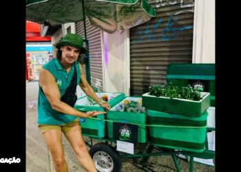 Daniel Erthal, Ex-Galã de 'Malhação', inova como vendedor de cervejas nas ruas do Rio