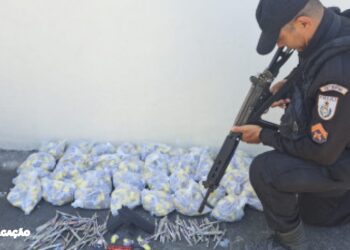 Polícia Militar em Maricá resultou na apreensão de expressiva quantidade de drogas