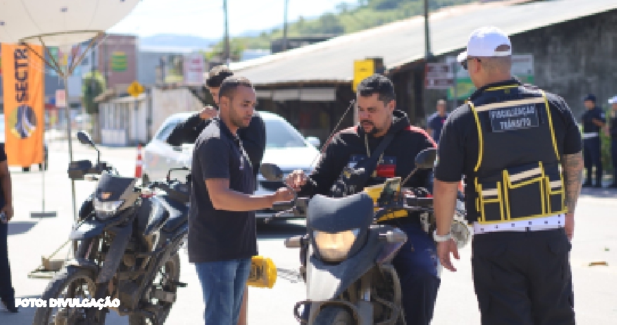 sectran faz campanha para evitar acidentes de moto