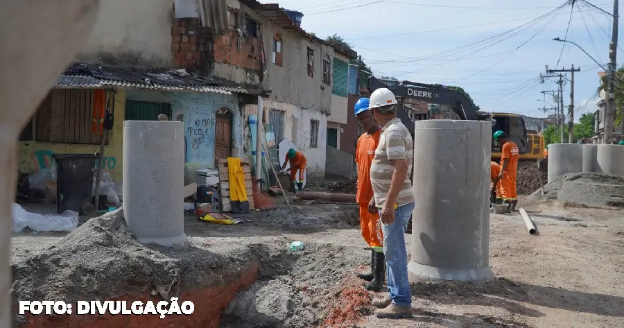 Obras de drenagem para acabar com alagamentos em São Gonçalo