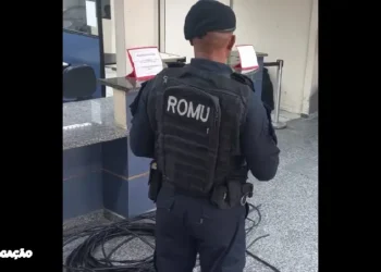 Guarda Municipal de São Gonçalo Detém Dupla em Flagrante por Furto de Cabos Elétricos