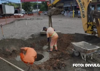 Renovação em andamento: Praça do Colubandê recebe intervenções para melhorias