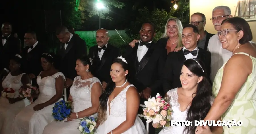 Prefeitura de São Gonçalo unindo 14 casais - Casamento comunitário