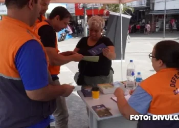 o projeto 'Defesa Civil na Praça na Praça