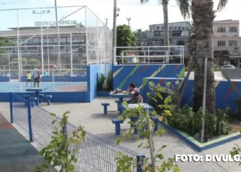 São Gonçalo renovação e lazer na Praça do Rocha