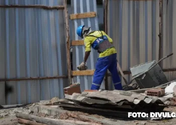 Avanço das obras na Praça Renovada do Pontal