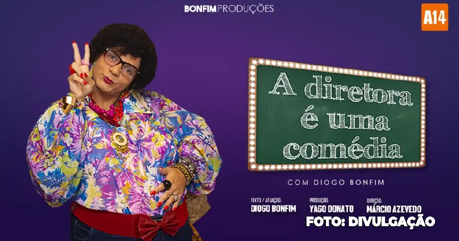 Espetáculo "A Diretora é uma Comédia" chega ao teatro Municipal de São Gonçalo