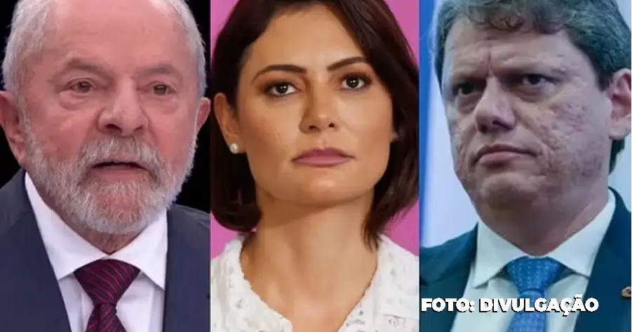 A nova com Lula, Michelle e Tarcísio na disputa pela Presidência