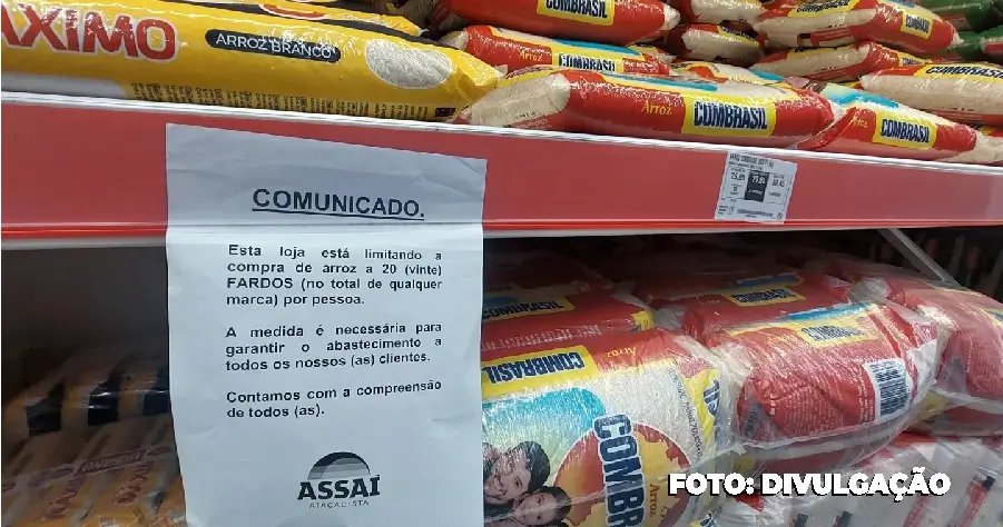 Supermercados de Niterói Limitam Compra de Arroz