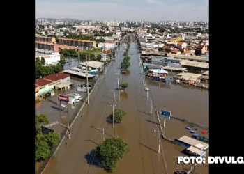 Previsão de chuvas fortes e elevação do nível do Guaíba em Porto Alegre
