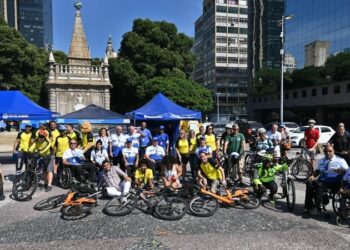 Maio Amarelo: Detran.RJ promove passeio ciclístico pelo centro do Rio