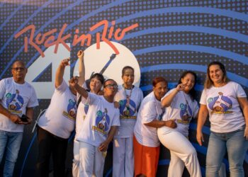 Grupo de capoeira de Niterói se apresenta no Rock in Rio
