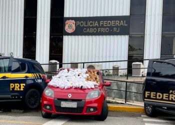 PRF e PF prendem homem com 23 quilos de drogas na Região dos Lagos