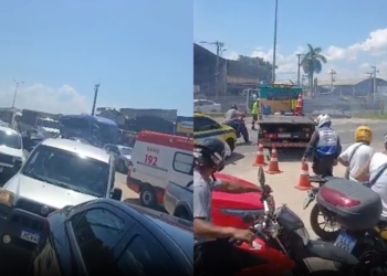 BR-101 é completamente interditada em São Gonçalo | Enfoco