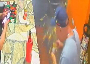 Coxinha explode em rosto de cliente em restaurante; vídeo | Enfoco
