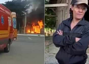 Daiane Dias era suspeita de provocar incêndio na casa do autor do atentado contra STF - Reprodução/redes sociais