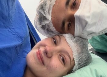 Isabel Veloso, influenciadora diagnosticada com câncer, dá à luz a seu filho