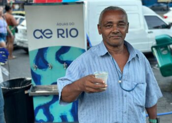 Águas do Rio, em parceria com a prefeitura, instala pontos de hidratação em São Gonçalo