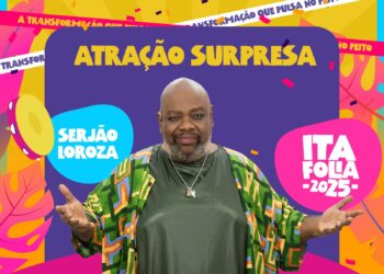 Ita Folia 2025: Sérgio Loroza vai agitar o carnaval de Itaboraí