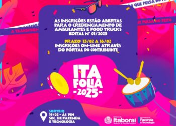 Itaboraí libera credenciamento para vendedores durante o Ita Folia 2025. - Portal Itaboraí Em Foco