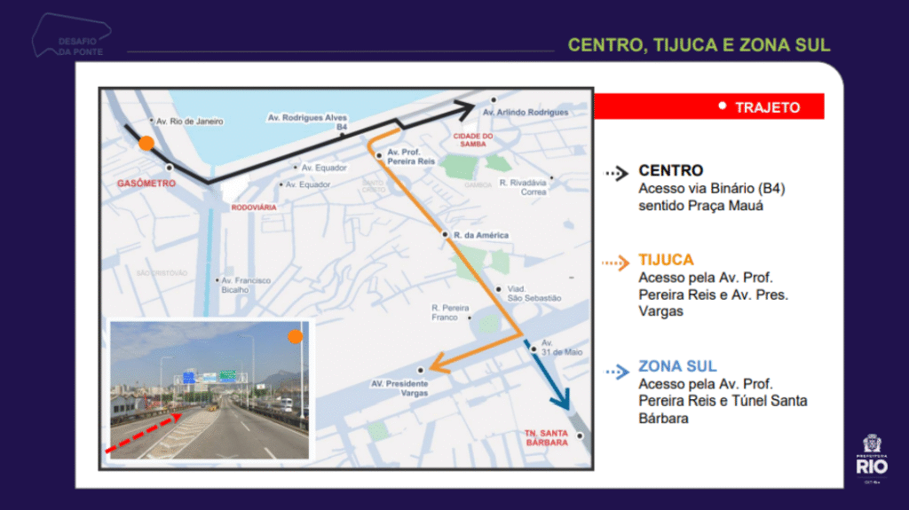 CET-Rio monta esquema especial para o Desafio da Ponte, no domingo (03/08) - Prefeitura da Cidade do Rio de Janeiro