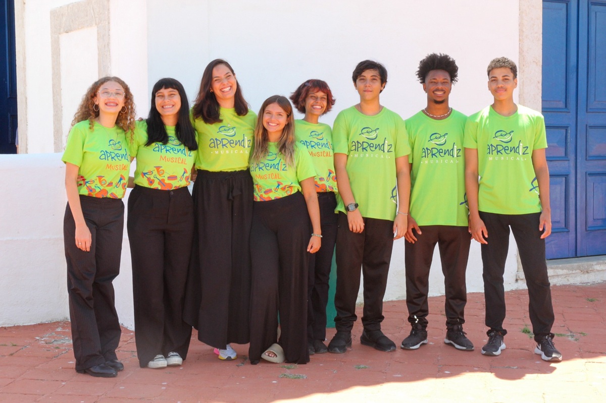 Novo concerto da Camerata de Sopros Aprendiz Musical no Horto do Fonseca