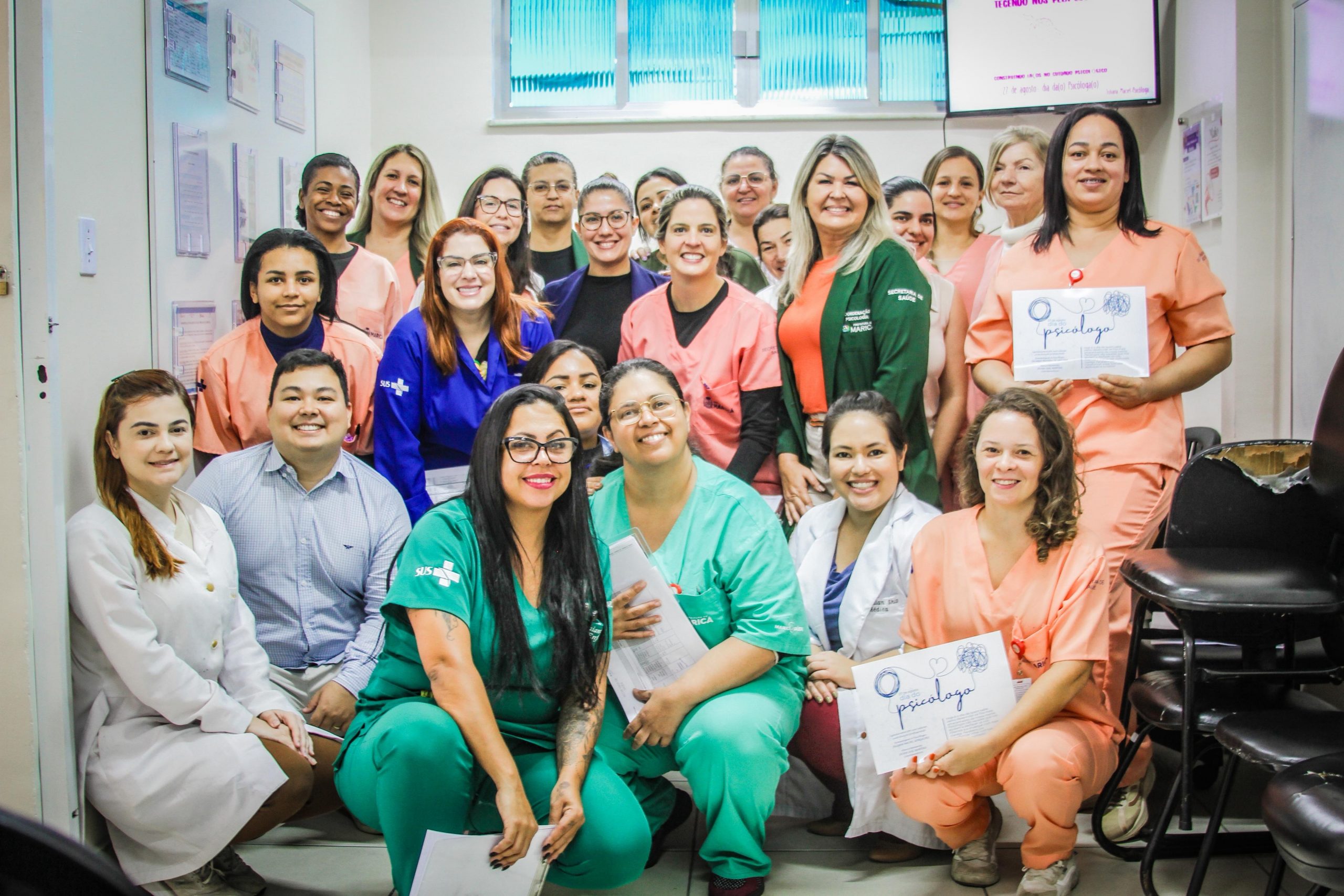 Maricá celebra o Dia do Psicólogo com atividade especial no Hospital Municipal Conde Modesto Leal