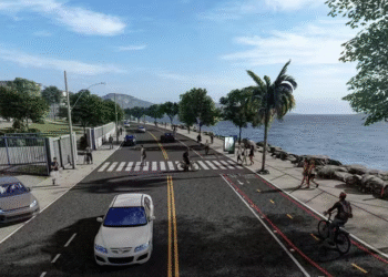 Nova ciclofaixa será implantada na Praia da Boa Viagem, em