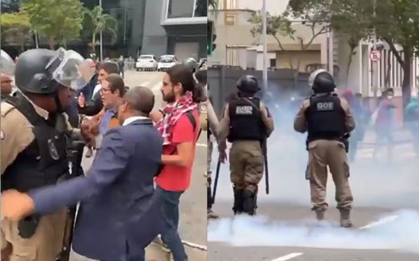 Desocupação no Centro do Rio termina em confusão com uso