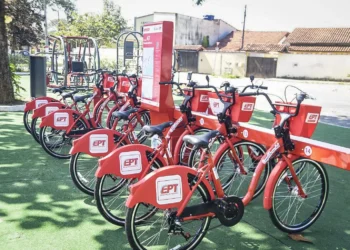 Maricá libera nova estação das bicicletas compartilhadas "vermelhinhas"