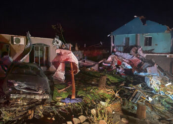 Tornado no Paraná causa destruição em Rio Bonito do Iguaçu