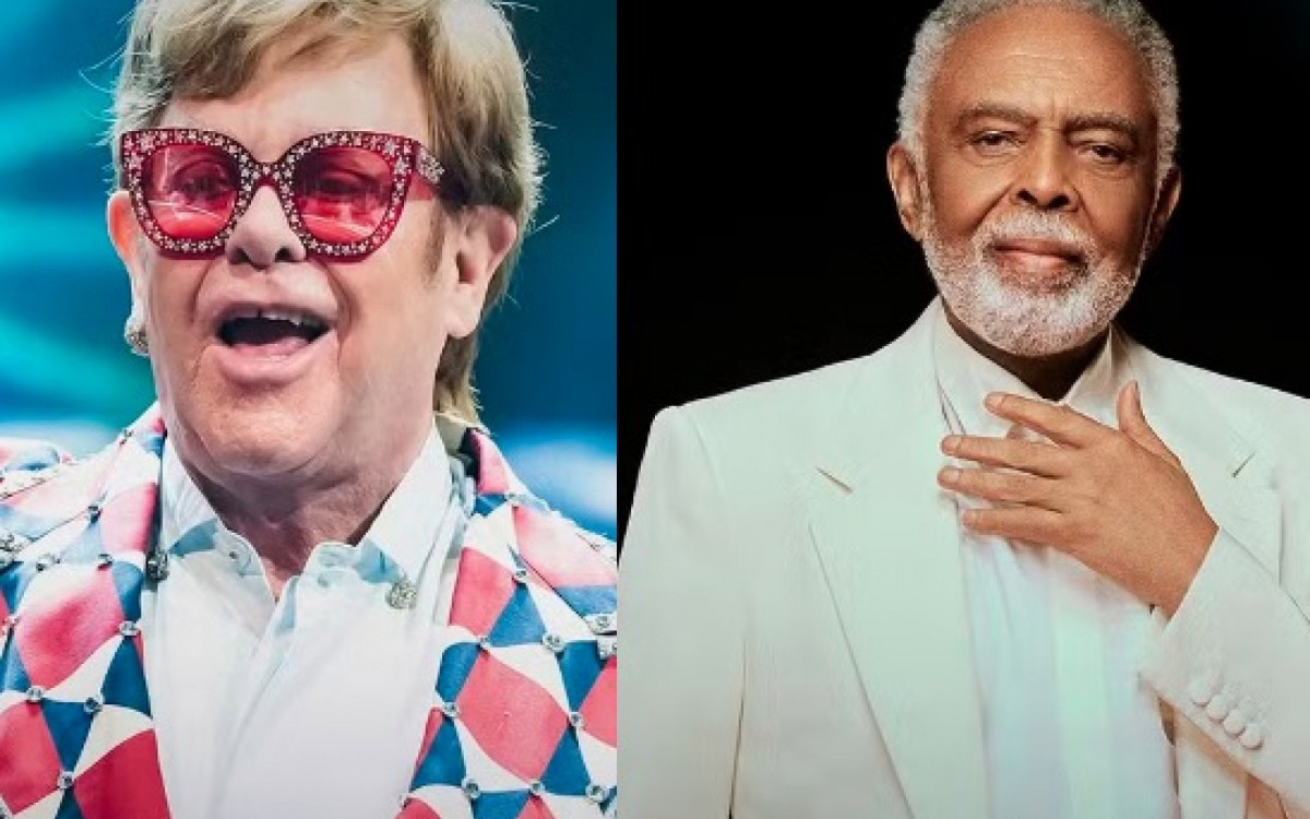 Rock in Rio anuncia Elton John e Gilberto Gil como atrações da edição de 2026.