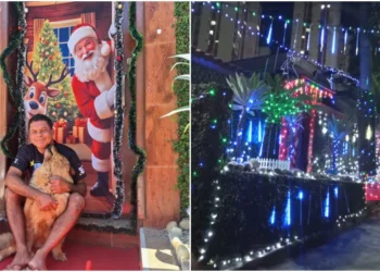 Decoração natalina em residência de Alcântara mantém tradição