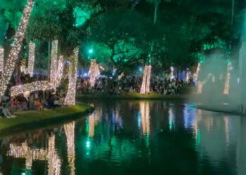 Luzes de Natal estreiam no Campo de São Bento, em Niterói