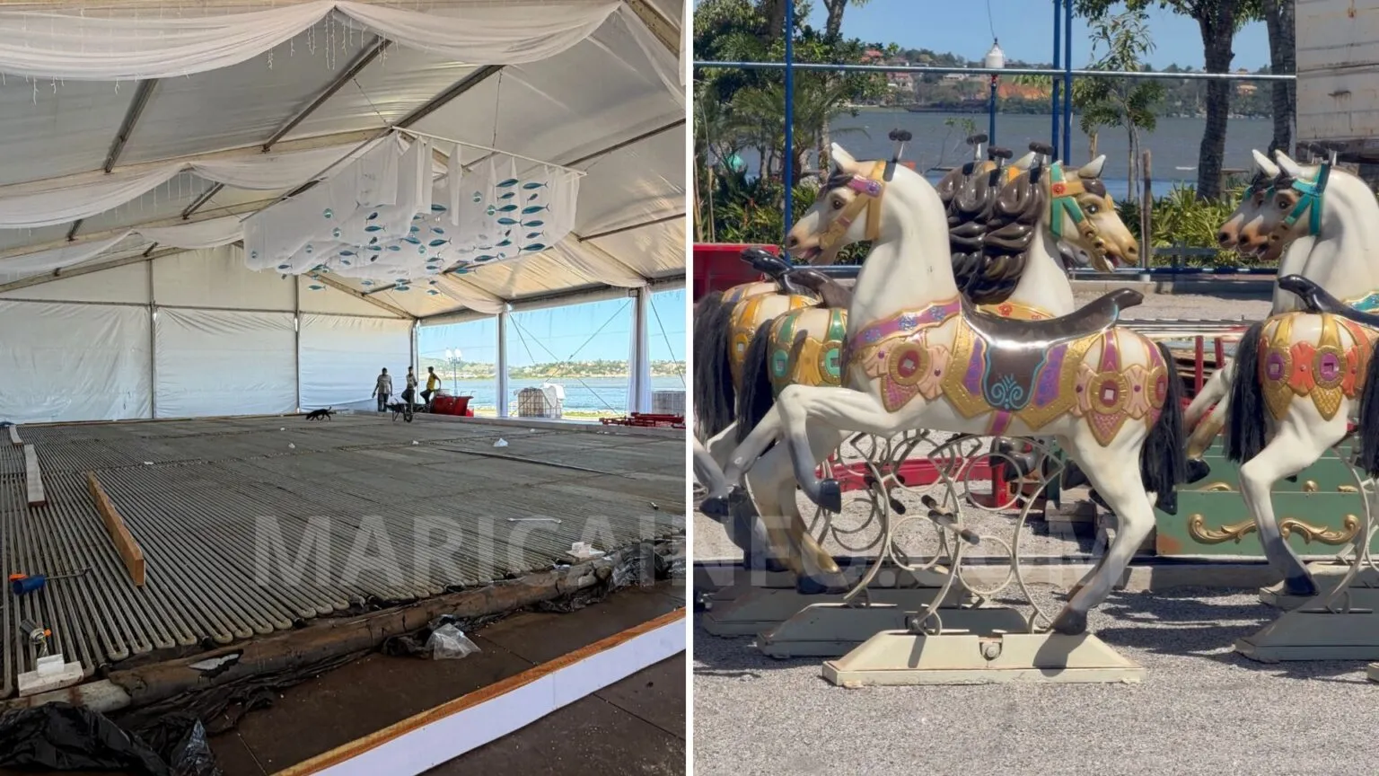 Parque de diversões e pista de gelo chegam a Maricá