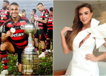 Samuel Lino dedica gol a pessoa especial e comentário repercute envolvendo Nicole Bahls.