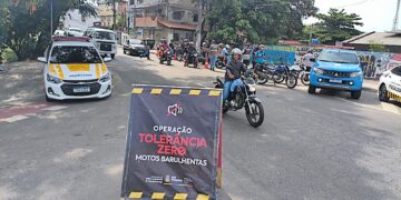 Operação Tolerância Zero fiscalizou 314 motos no Alcântara e apreendeu sete veículos nesta quarta-feira.