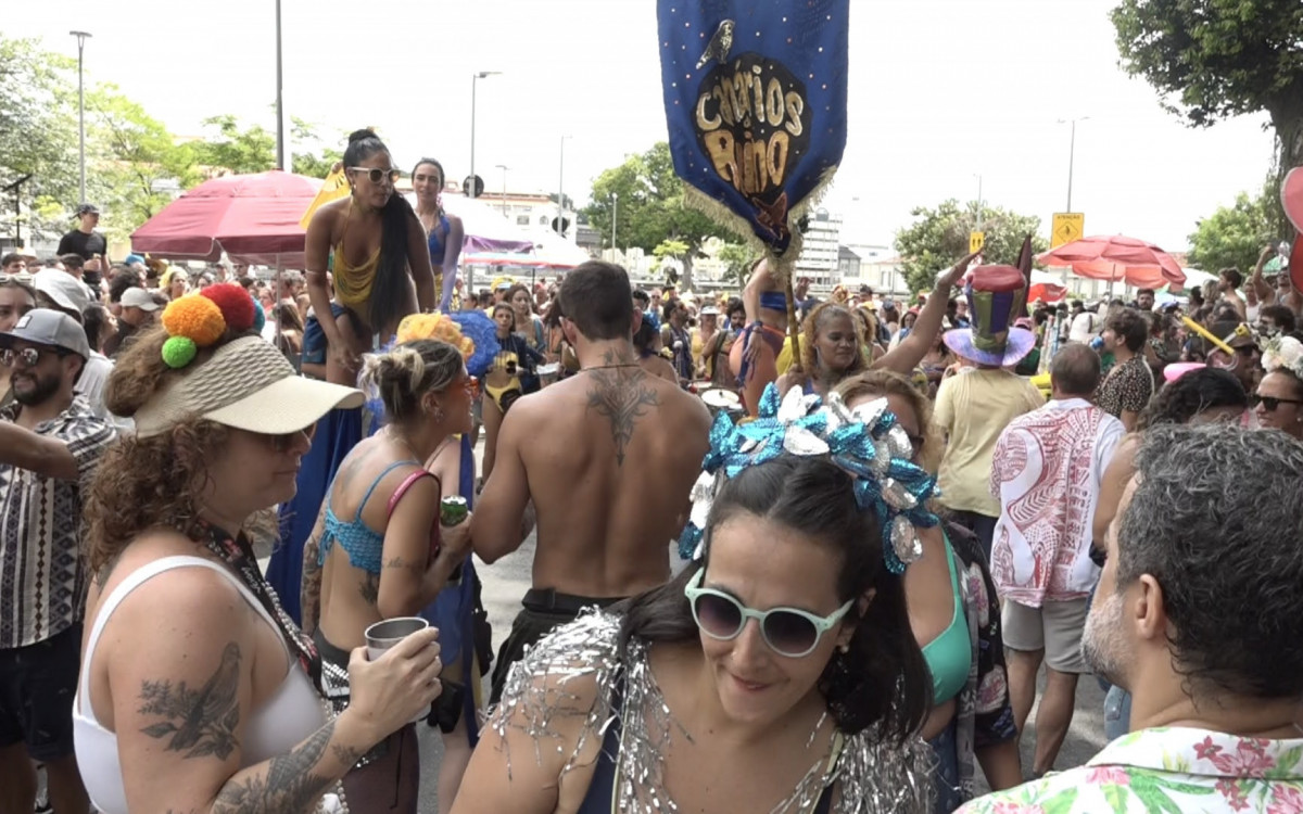 Multidões ocupam o Centro e a Zona Sul do Rio na abertura não oficial do Carnaval com blocos e muita festa.