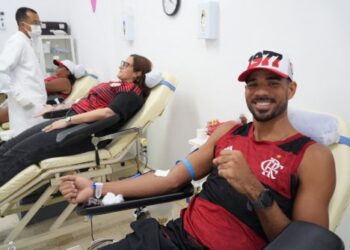 Raça Rubro-Negra participa de campanha de doação de sangue