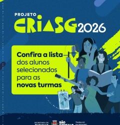 São Gonçalo: aulas do curso CRIA SG 2026 começam dia 27 no Teatro Municipal
